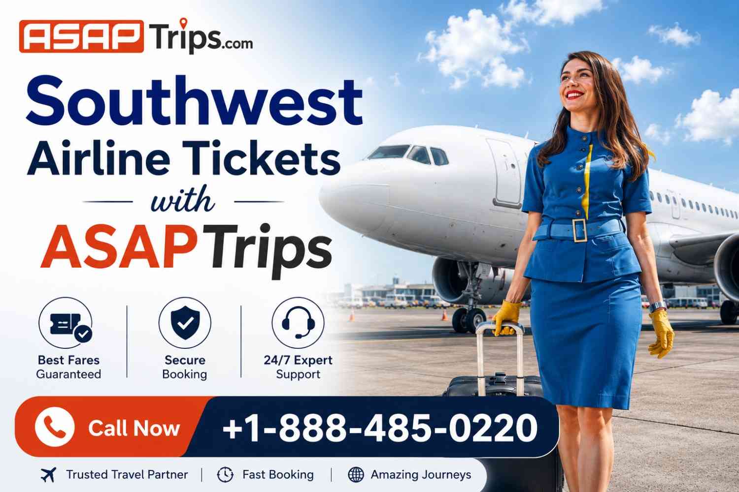 Book Southwest Airlines Flight Ticket , asaptrips