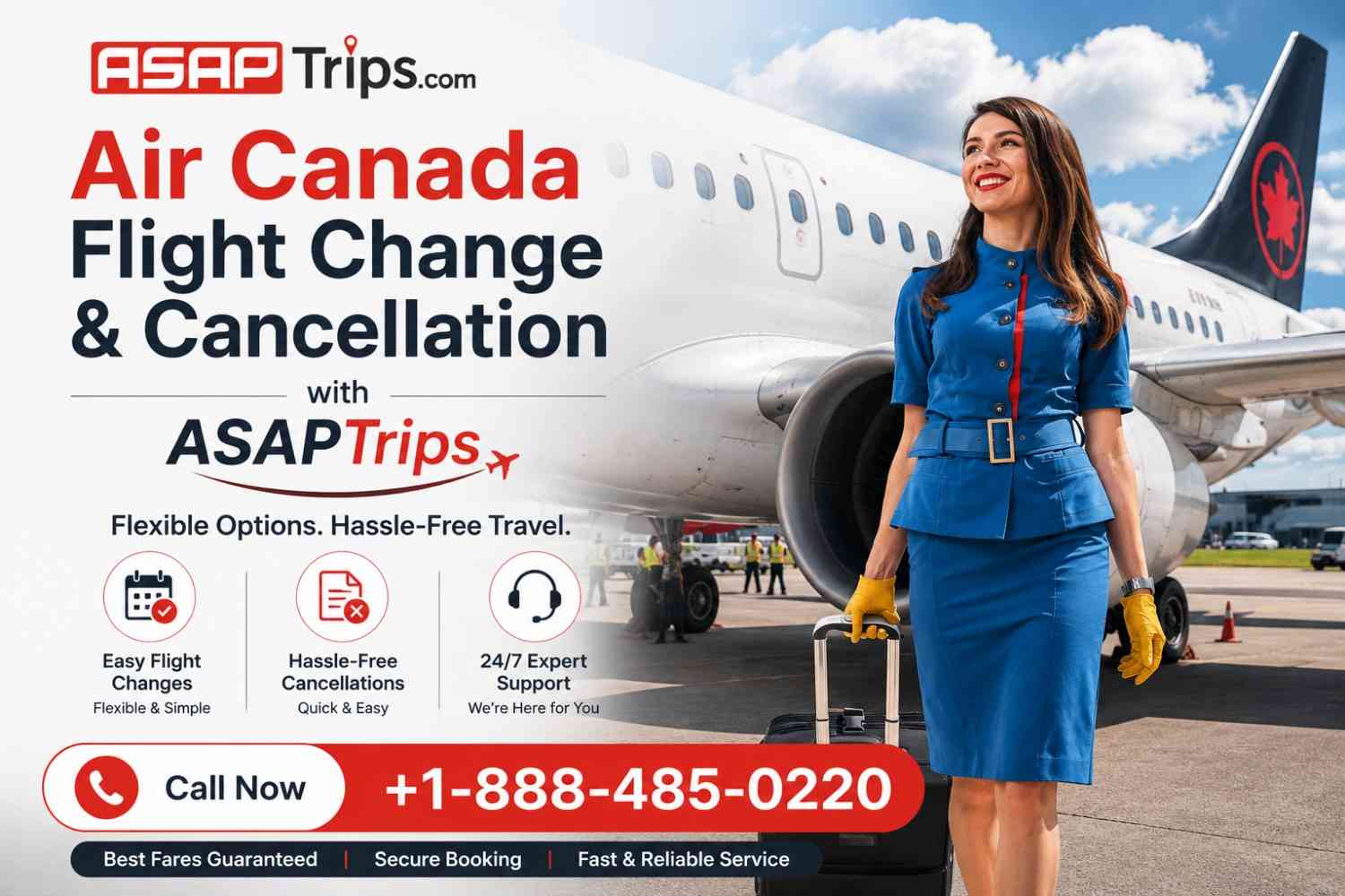 air canada change flight